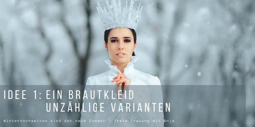 Winterhochzeit Ideen Freie Trauung im Winter Brautkleid