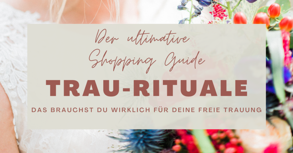 Rituale Freie Trauung Einkaufsliste