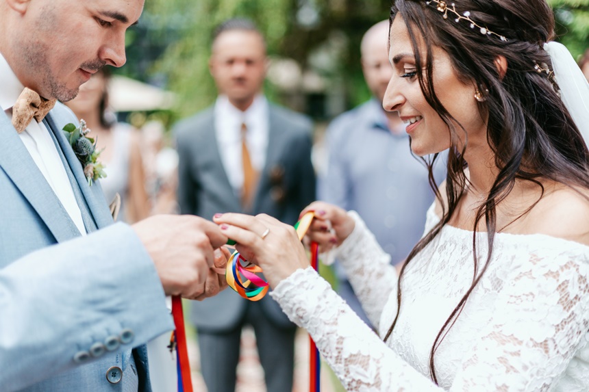 Handfasting die richtigen Farben fuer das uralte WIkinger Ritual 1