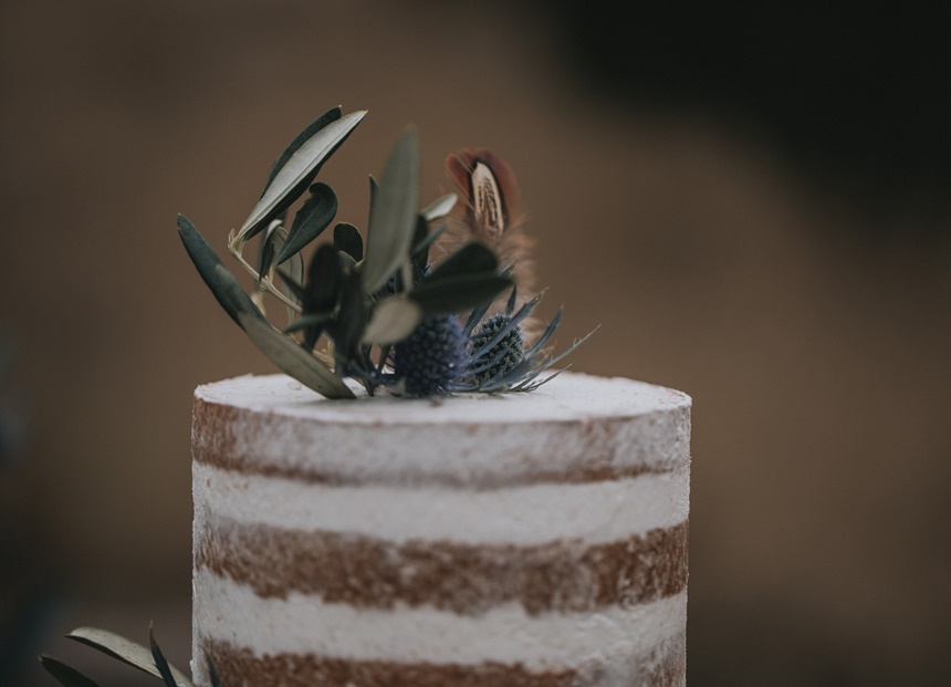 Handfasting Wikingerhochzeit Hochzeitstorte Floral Cake Topper