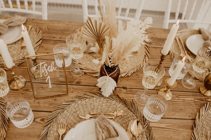 Hochzeitstisch drei Tischdeko Konzepte für Deine Hochzeit