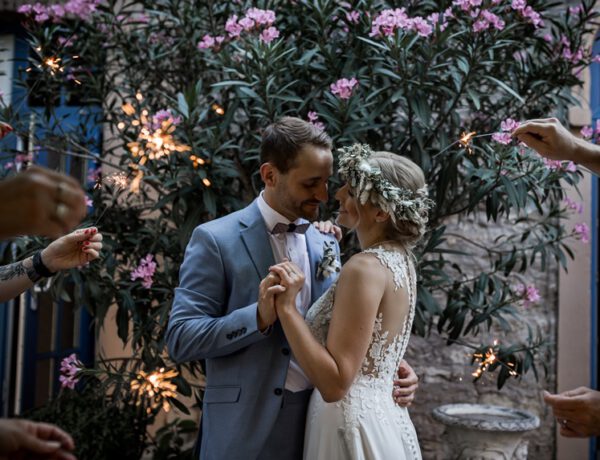 Toskana Hochzeit Handabdruck