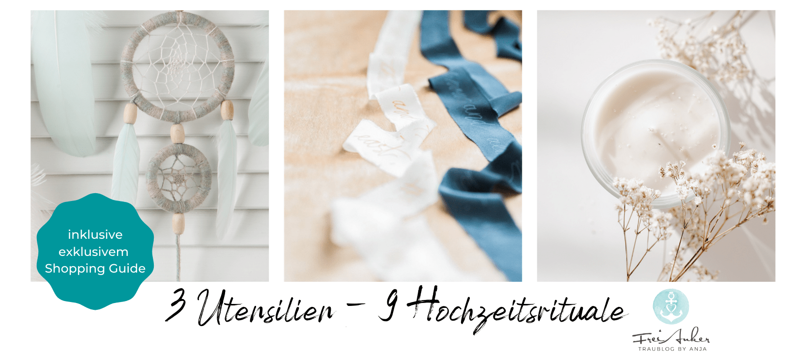 Shopping Guide für die 9 schönsten Hochzeitsrituale in der freien Trauung