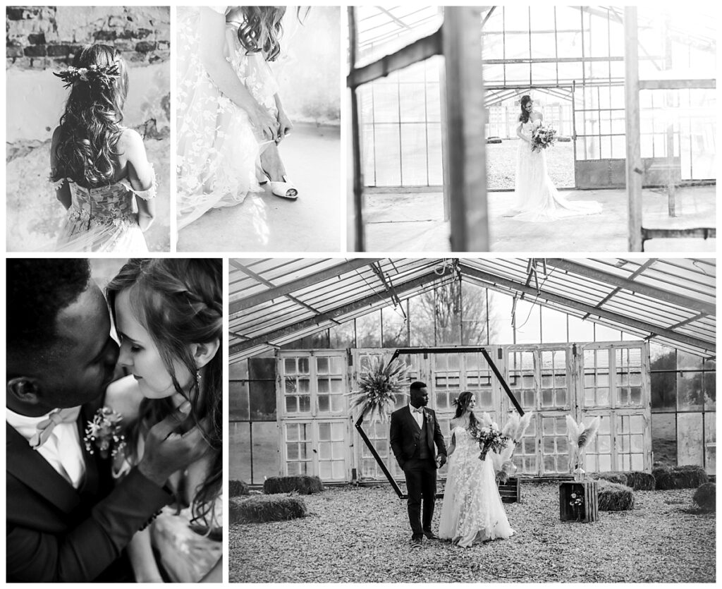 Boho rustikale Hochzeit in blau und Kupfer Hochzeitsfotografie schwarz weiß