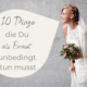 10 Dinge, die jede Braut unbedingt vor ihrer Hochzeit tun sollte!