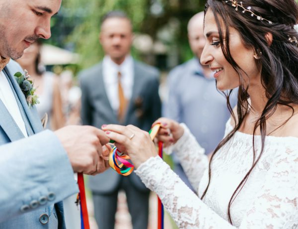 Handfasting in der freien Trauung real wedding